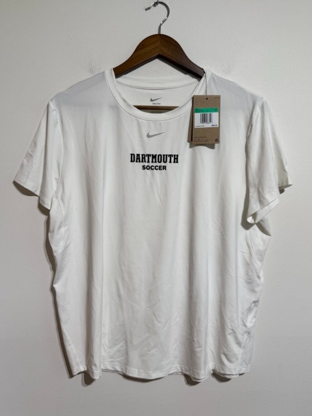 NWT Nike Dartmouth College Women's Soccer Dri-Fit Tee Shirt, XL